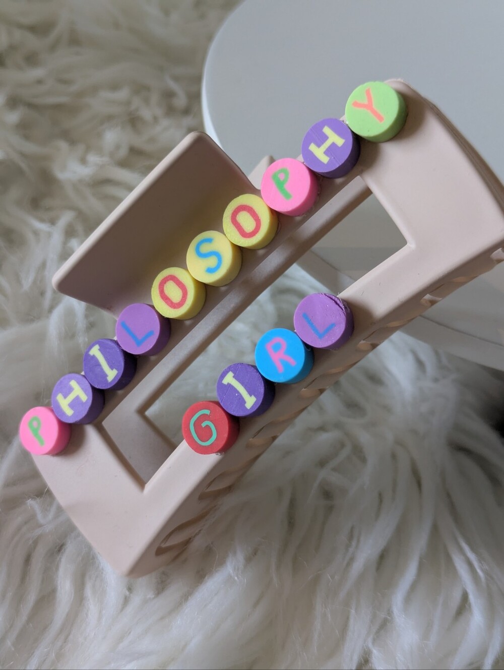 Philosophy Girl Hair Clip Claw Style Handcrafted | NWT